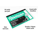 Luxpad Revision and Presentation Card Pad Ruled 6x4 White - Office Connect 2018