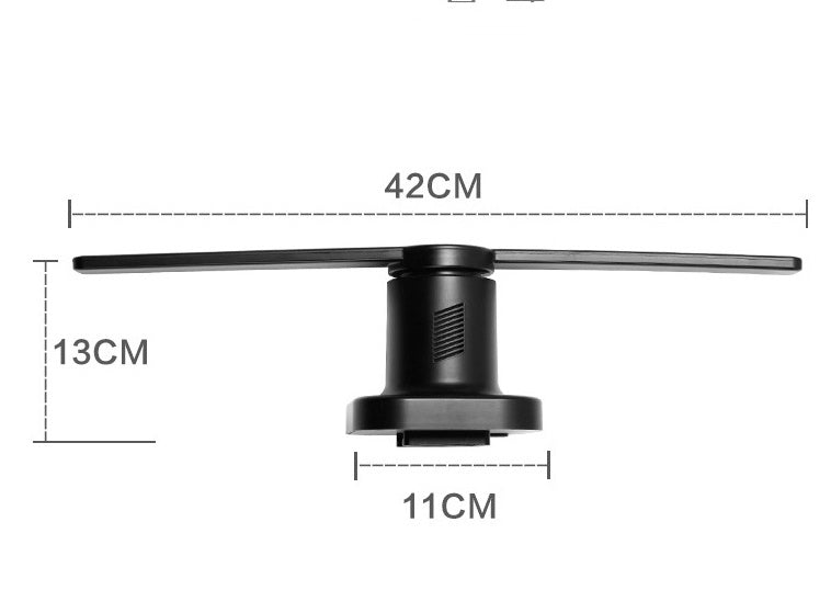 3D Holographic Projector Hologram Player Display Fan Unique Hologram Projector - Office Connect 2018