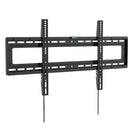 BRATECK 37"-80" Fixed Wall Mount TV Bracket. Max load: 50Kgs. VESA support up to 800x400. Built-in Bubble Level. Curved Display Compatible. Colour: Black. - Office Connect 2018
