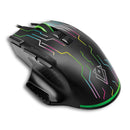 VERTUX Stellar Tracking 9 Button Wired Gaming Mouse with Programmable Buttons. 1000/1500/ 2000/3000/5000/10000dpi. Ergonomic Design, RGB Backlight. Black Colour. - Office Connect 2018