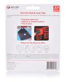 VELCRO Brand 25mm x 1m Stick On Hook & Loop Tape. Designed for General Purpose Simple and Mess-Free. Attach Light Weight Items up To 500g. Perfect for Art, - Office Connect 2018