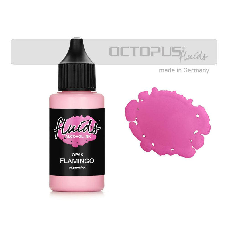 Octopus Fluids Alcohol Ink Opak Flamingo Pink 30ml - Office Connect 2018