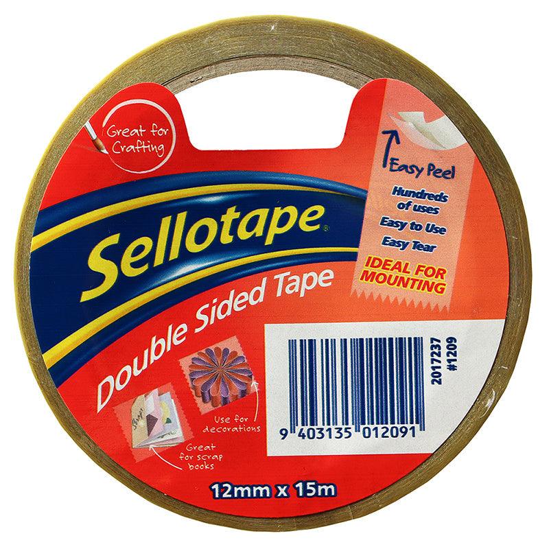 Sellotape 1209 Double Sided Tape 12mmx15m - Office Connect 2018