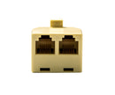 DYNAMIX RJ11 6x Conductor Dual Adaptor (2x Sockets/1x Plug). - Office Connect 2018