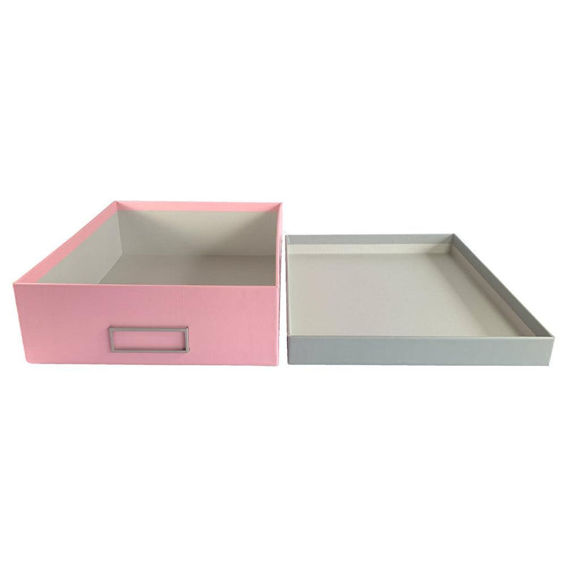 Ledah Pastels Storage Box A4 Pink - Office Connect 2018