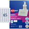 Avery Label L7551-25 Clear 65up 25 Sheets 38x21mm - Office Connect 2018