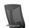 BRATECK Office Chair with Ergonomic & Breathable Mesh Back. Pneumatic Seat-Height Adjustment. Adjustable Tilt-back, Lumbar Cushion. PU Hooded Casters. Seat Adjust. Black Colour. - Office Connect 2018