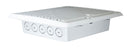 DYNAMIX 18" Recessed Plastic Network Enclosure, WiFi Ready, Slim Vented Lid, Dual GPO and Cable Entry Knock Outs. - Office Connect 2018