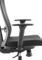 BRATECK Office Chair with Ergonomic & Breathable Mesh Back. Pneumatic Seat-Height Adjustment. Adjustable Tilt-back, Lumbar Cushion. PU Hooded Casters. Seat Adjust. Black Colour. - Office Connect 2018