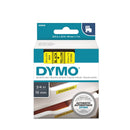 DYMO Genuine D1 Label Cassette Tape 19mm x 7M,  Black on Yellow Suitable for the Label  Manager and LabelWriter Duo label makers - Office Connect 2018
