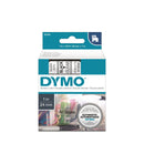 DYMO Genuine D1 Label Cassette Tape 24mm x 7M,  Black on Clear Suitable for the Label  Manager and LabelWriter Duo label makers - Office Connect 2018