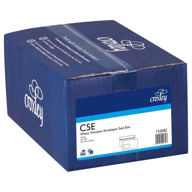 Croxley Envelope C5E Window Seal Easi Wallet Box 250 - Office Connect 2018