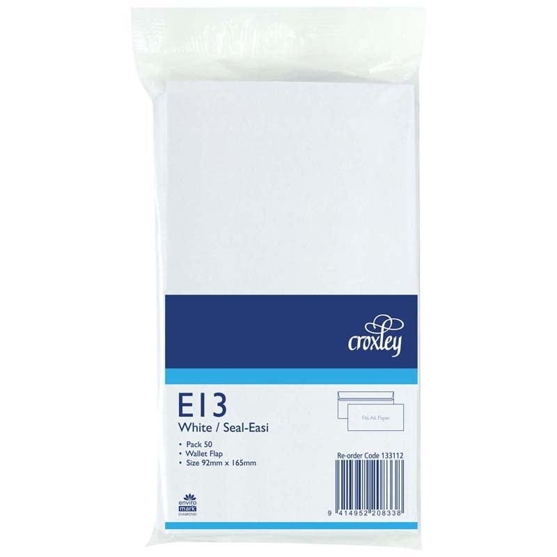 Croxley Envelope E13 Seal Easi 50 Pack - Office Connect 2018