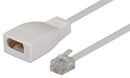 DYNAMIX 0.08m Cable-BT Socket to RJ11 Plug (for Phone to Modem Connection) - Office Connect 2018