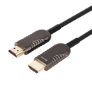 UNITEK 15m UltraPro HDMI 2.0 Fibre Active Optic Cable. OD 4.0mm. Zinc Alloy Connector. Max Res: 4K@60Hz (3840x2160) HDR. ARC Audio Return Channel, DV Dolby Vision Compliant. Vision Compliant - Office Connect 2018