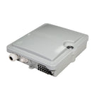 DYNAMIX Lockable Indoor/Outdoor Fibre Termination Box. 12x position 12x Splice, SC Simplex/LC Duplex, IP56, UV Resistant - Office Connect 2018