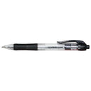 Warwick Pen Ballpoint Black Retractable 0.7mm Box 12 Comfort Grip - Office Connect 2018