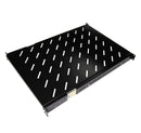 DYNAMIX Sliding Shelf 650mm Deep to fit 900mm Deep Cabinets. Max load: 20kg. Black Colour - Office Connect 2018
