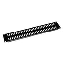 DYNAMIX AV Rack 2RU metal blanking panel with vented holes, with #10-32 and #10-32 screws