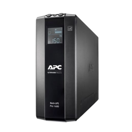 APC Back-UPS PRO Line Interactive 1600VA (960W) with AVR, 230V Input/Output. 8x IEC C14 Outlets. With Battery Backup & Surge Protect. LCD Display. - Office Connect 2018