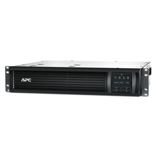 APC Smart-UPS 750VA (500W) 2U Rack Mount with Smart Connect. 230V Input/Output. 4x IEC C13 Outlets. With Battery Backup. LED Status Indicators. USB Connectivity. Rach Mount Kit Included - Office Connect 2018