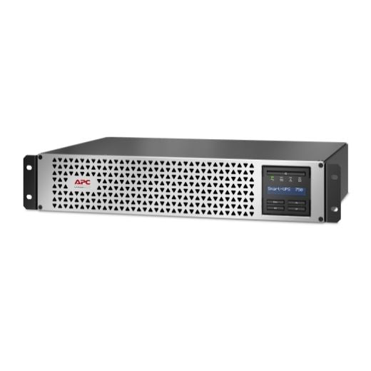 APC Smart-UPS 750VA (600W) Lithium Ion 2U Rack Mount with Smart Connect. Short Depth. 230V Input/ Output. 6x IEC C13 Outlets. With Battery Backup. LED Stat Indicators USB Connectivity. Rach Mount Includ - Office Connect 2018