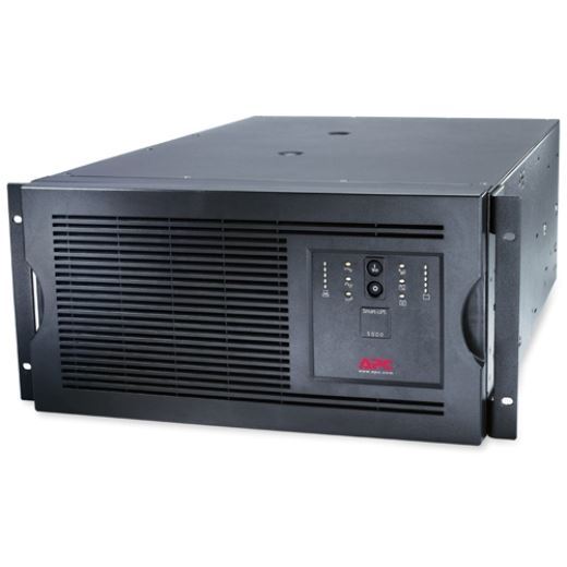 APC Smart-UPS 5000VA (4000W) 5U Rackmount/Tower. 230V Input/Output 8x IEC C13 Outlets. With Battery Backup. LED Status  Indicators. USB Connectivity. Hard Wire Input. Rack Mount Kit Included - Office Connect 2018