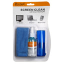 BRATECK LCD Cleaning Kit. Includes: 60ml non-drip cleaning liquid, anti-static brush and a 20 x 20cm microfiber cloth. - Office Connect 2018