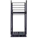 DYNAMIX 19'' 18U Rotary Rack. Rotation Angles of  45 & 90 Allow Easy Fitting of Equipment, Provide Easy Access for Maintenance & Servicing. 3mm steel adds Security & Stability.503mm x 495.84mm x 18U - Office Connect 2018