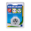 JACKSON 1x Outlet Travel Adaptor. Converts US, USA/Asian Plugs for use in NZ/AUS - Office Connect 2018