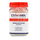DYNAMIX RJ12 Plug 200pc Jar, 6P6C Modular Plug. 3 micron. - Office Connect 2018