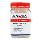 DYNAMIX Cat6 RJ45 Plug 100pc Jar, 8P8C 2 Piece Modular Plug (Rounded Solid). 50 micron - Office Connect 2018