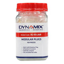 DYNAMIX RJ45 Plug 100pc Jar, 8P8C Modular Plug (Flat, Stranded). 50 micron - Office Connect 2018