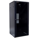 DYNAMIX 27RU 600mm Deep Universal Swing Wall Mount Cabinet. Removable Backmount (600 x 600 x 1365mm). Includes 2x fans, 1x fixed shelf, 10x cage nuts. 6-Way PDU installed. JUNE Promo - Includes FREE BOOM-10 - Office Connect 2018