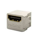 DYNAMIX HDMI 2.0 Keystone Coupler Length 19.2mm, Gold-Plated, WHITE - Office Connect 2018