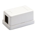 DYNAMIX 1 Port Unloaded Keystone Wall Mount Enclosure Dims: 60x40x30mm - Office Connect 2018