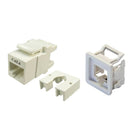 DYNAMIX Cat6 180 Unshielded Keystone Jack with Keystone to PDL600 Series. Compatible Modular Clip. Colour White - Office Connect 2018