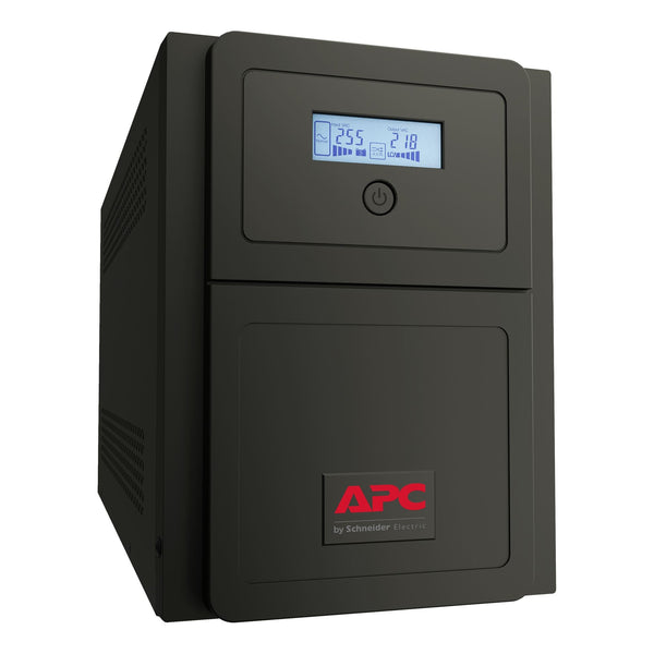 APC Easy UPS line-Interactive 1500VA (1050W) Tower. 230V Input/Output. 6x IEC C13 Outlets. With Battery Backup. USB Port. LCD Graphics Display. - Office Connect 2018