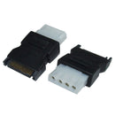 DYNAMIX Power Adapter SATA 15P Male to Standard IDE 4P Female - Office Connect 2018
