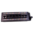 DYNAMIX 8 Port Cat6 Slimline Patch Panel for HWS range T568A. Dimensions: 48 x 157 x 21mm (WxLxH) - Office Connect 2018