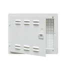 DYNAMIX 14'' Network Enclosure Recessed Wall Mount, Vented Lid, Cable/GPO Knock outs. Installs: 400 mm Centre Stud. Cut out OD: 355x 276 x 99mm. Incl. Installation Accessories, Earth Kit - Office Connect 2018