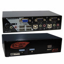 REXTRON 1-2 Automatic VGA/USB KVM Switch. Share 1x USB Keyboard/Mouse & VGA Video with 2x CPU''s. Mic & speaker audio ports. 4x USB Hub for sharing peripherals between computers. Hot Key Support. - Office Connect 2018