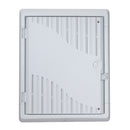 DYNAMIX 18" Recessed Plastic Network Enclosure, WiFi Ready, Slim Vented Lid, Dual GPO and Cable Entry Knock Outs. - Office Connect 2018