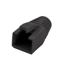 DYNAMIX Strain Relief Boot, OD: 7.5mm, Colour Black. 20 Pack. Suited for Cat6A Shielded Cable - Office Connect 2018