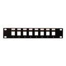 DYNAMIX 10'' 8 Port Unloaded Keystone Jack Patch Panel for 10'' Cabinet R10 series - Office Connect 2018