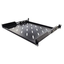 DYNAMIX Universal Fixed Shelf, 550mm Deep Shelf with Expanding Mounting Rail 550~655mm. Max load: 60kg