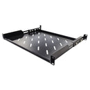 DYNAMIX Universal Fixed Shelf, 650mm Deep Shelf with Expanding Mounting Rail 650~755mm. Max load: 60kg - Office Connect 2018