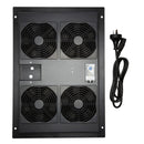 DYNAMIX Replacement Drop in Fan Tray for SR Series Cabinets. Includes Thermostat Feature - Office Connect 2018