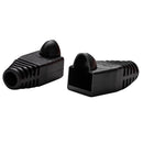 DYNAMIX BLACK RJ45 Strain Relief Boot (6.0mm Outside Diameter). 20pk bag. - Office Connect 2018