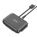 UNITEK USB 3.0 to IDE + SATA II Converter. Supports any Capacity 2.5''/3.5'' HDD & SSD. Plug and play. Power Adapter & USB3.0 Cable Included. - Office Connect 2018